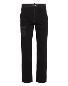 Брюки Hybrid 642 из коллаборации с Ducati, черный Dsquared2