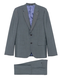 Костюм с пиджаком на пуговицах, синий Paul smith