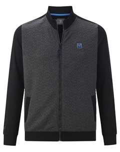 Худи с капюшоном на молнии, mottled grey Jan vanderstorm