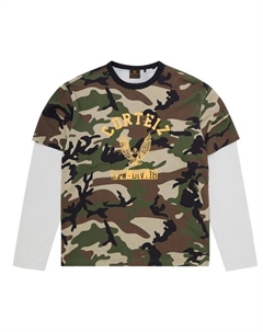 Лонгслив Eagle Camo Thermal Long-Sleeve, Woodland Corteiz