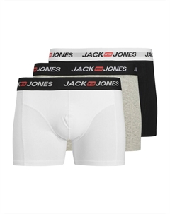 Боксеры  JACCORP, mottled grey/Black/White Jack & jones