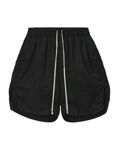 Шорты Boxers с кулиской и разрезами, черный Rick owens