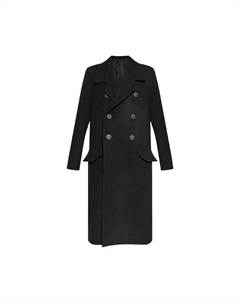 Пальто Cappotto Officer Coat, Black Rick owens