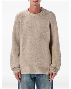 Свитер с крапинками и рукавами реглан, нейтральный A.p.c.