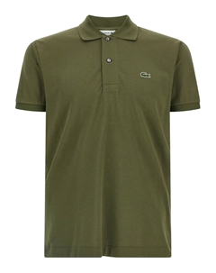 Поло из пике с нашивкой-логотипом L.12.12, зеленый Lacoste