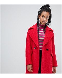 Красное фактурное пальто Esprit