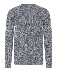 Свитер SDRicco, mottled blue Solid