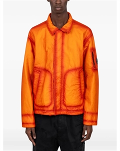 Стеганая куртка с панелями из материала Bi-Film Feltro, оранжевый C.p. company