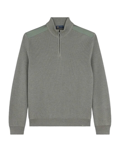 Свитер на половину молнии, зеленый Paul & shark