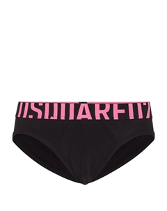 Трусы-брифы с логотипом, черный Dsquared2