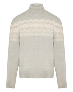 Джемпер из смесового шелка, нейтральный Eleventy