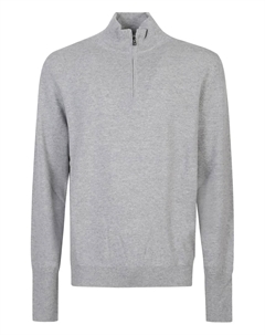 Свитер на молнии с высоким воротником, серый Ballantyne