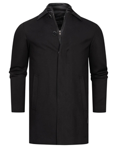 Демисезонное пальто Benyome, Black Indicode jeans