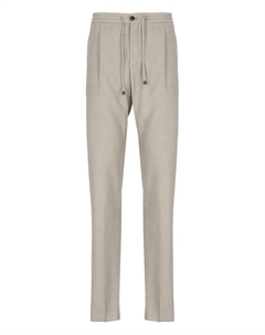 Брюки на кулиске, нейтральный Incotex