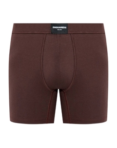 Боксеры с нашивкой-логотипом, коричневый Dsquared2