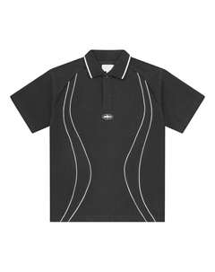 Поло Island Pique Polo Shirt, Black Corteiz