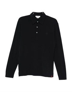 Шерстяная рубашка-поло, черный Jacob cohen