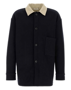 Рубашка с контрастным воротником, синий 1989 studio