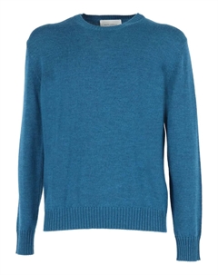 Кофта с круглым вырезом в рубчик, синий Ballantyne