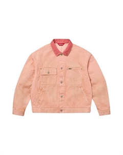 Куртка Distressed Selvedge Trucker Jacket, Washed Pink Supreme