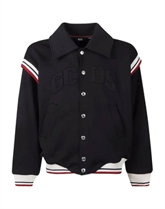 Бомбер с нашивкой-логотипом, черный Gcds