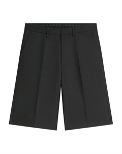 Шерстяные шорты строгого кроя, черный Dries van noten