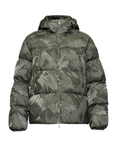 Куртка с капюшоном и камуфляжным принтом, зеленый Add