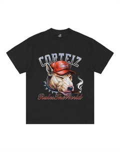 Футболка DOG Pound Tee, Black Corteiz