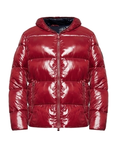 Пуховик с капюшоном, красный Save the duck