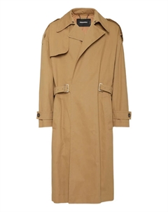 Тренч с поясом, коричневый Dsquared2