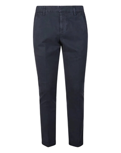 Хлопковые брюки на пуговицах, синий Dondup