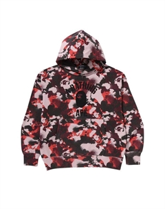 Худи Map Camo Pullover Hoodie, Red Bape