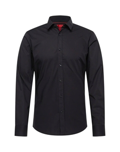 Рубашка Slim Fit на пуговицах Elisha, Black Hugo