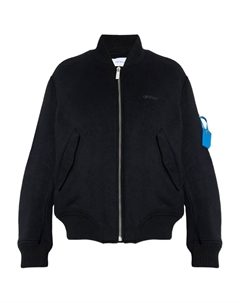 Бомбер с логотипом, черный Off-white