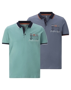 Футболка Morklund, marine blue/Opal/Mint Jan vanderstorm