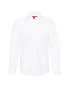 Рубашка Slim Fit на пуговицах Elisha, White Hugo