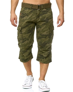 Повседневные брюки-карго Nicolas, Green/Pastel green/Dark green Indicode jeans