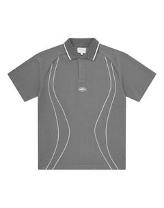 Поло Island Pique Polo Shirt, Grey Corteiz