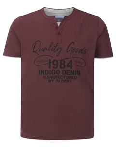 Футболка Nante, Bordeaux Jan vanderstorm