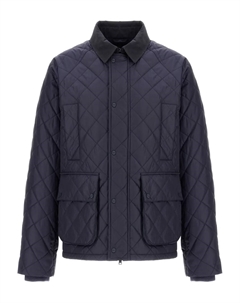 Стеганая куртка с ромбовидным узором, синий Herno