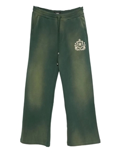 Спортивные брюки с украшением в виде герба, зеленый Amiri