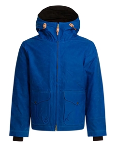 Куртка из хлопка с капюшоном, синий Ceccarelli