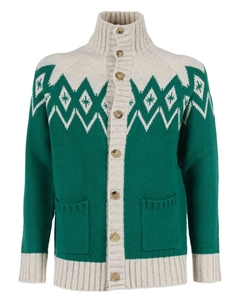 Кардиган с высоким воротником, зеленый Ballantyne