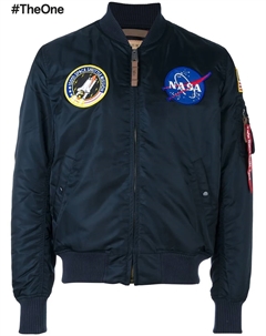 Куртка-бомбер 'NASA MA-1', синий Alpha industries