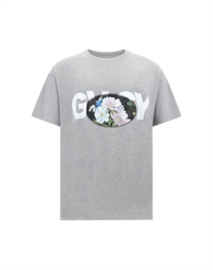 Футболка Boxy Short-Sleeve, Light Grey Melange Givenchy