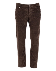 Вельветовые брюки "Nick" с пятью карманами, коричневый Jacob cohen