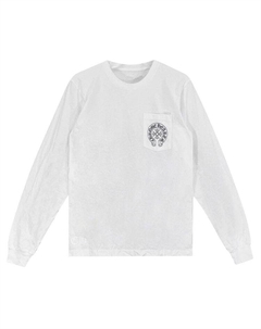 Футболка Los Angeles Exclusive Long Sleeve T-shirt, White Chrome hearts