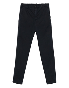 Брюки на эластичном поясе, синий Incotex