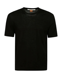 Футболка с круглым вырезом, черный Alpha industries