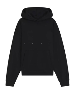 Худи с графическим принтом, черный Hugo